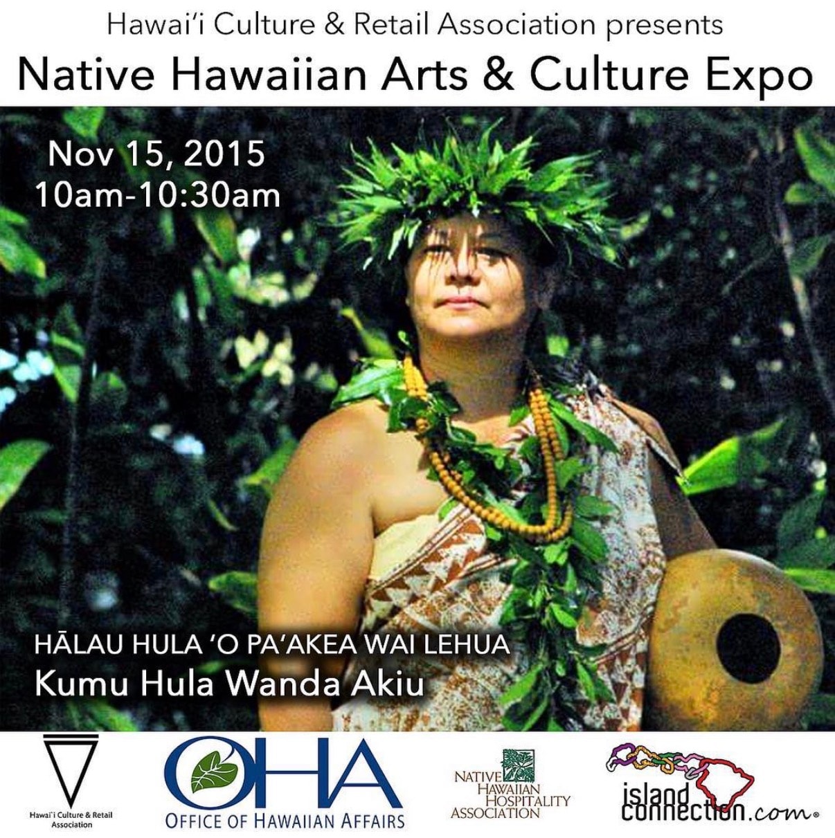 Native Hawaiian Arts & Culture Expo poster